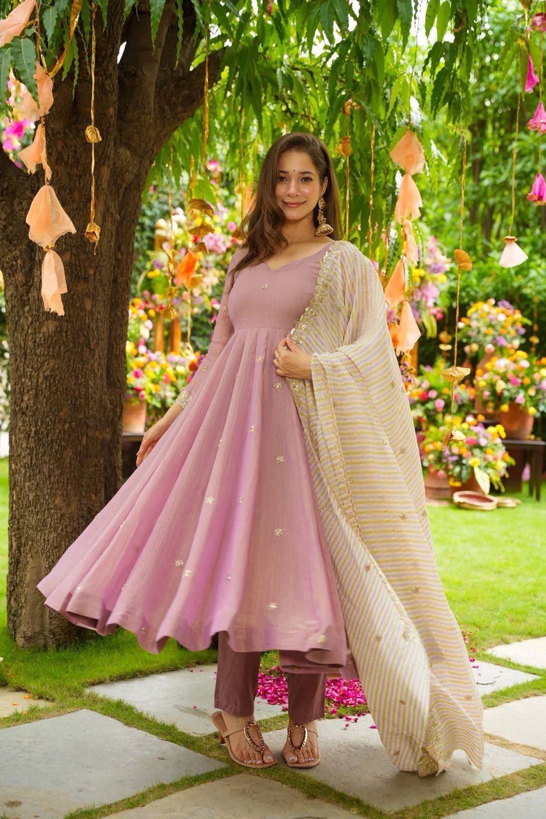 Gorgeous Sequins Booti Work Fully Stitched Suit Set With Premium Dupatta