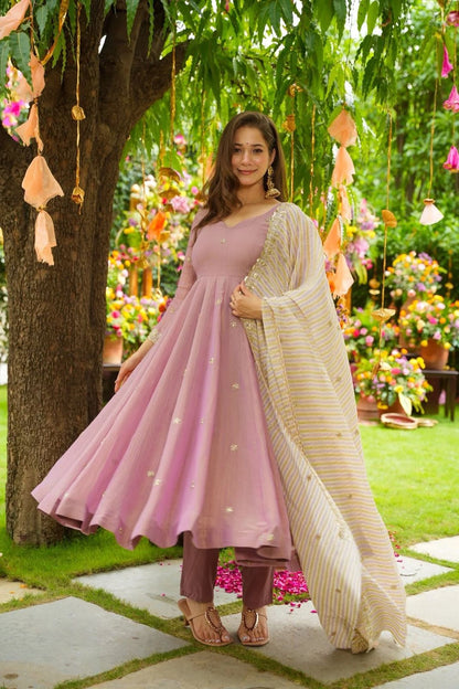 Gorgeous Sequins Booti Work Fully Stitched Suit Set With Premium Dupatta