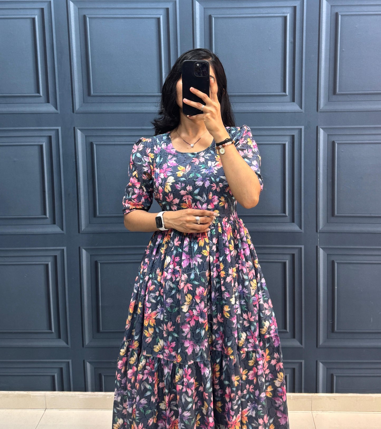 Bestselling Floral Hakuba Cotton Gown Maxi Dress
